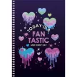 Spirálfüzet, A5, kockás, 80 lap, SHKOLYARYK "Notebook", vegyes 1 db
