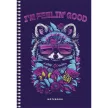 Spirálfüzet, A5, kockás, 80 lap, SHKOLYARYK "Notebook", vegyes 1 db