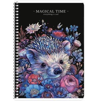 Spirálfüzet, A5, kockás, 80 lap, SHKOLYARYK, vegyes