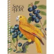 Spirálfüzet, A6, kockás, 80 lap, SHKOLYARYK "Spring Hope", vegyes 1 db