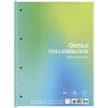 Spirálfüzet, A4+, kockás, 80 lap, SHKOLYARYK "Genius", vegyes 1 db