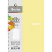 Spirálfüzet, B5, kockás, 80 lap, SHKOLYARYK "Genius", vegyes 1 db