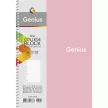 Spirálfüzet, B5, kockás, 80 lap, SHKOLYARYK "Genius", vegyes 1 db