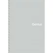 Spirálfüzet, A5, kockás, 80 lap, PP borító, SHKOLYARYK "Genius Pastel", vegyes