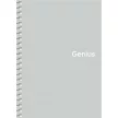 Spirálfüzet, A6, kockás, 80 lap, PP borító, SHKOLYARYK "Genius Pastel", vegyes 1 db
