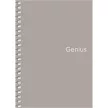 Spirálfüzet, A6, kockás, 80 lap, PP borító, SHKOLYARYK "Genius", vegyes 1 db
