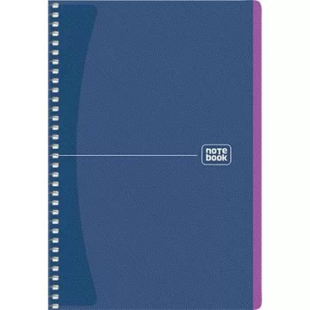   Spirálfüzet, A5, kockás, 80 lap, SHKOLYARYK "Notebook", vegyes