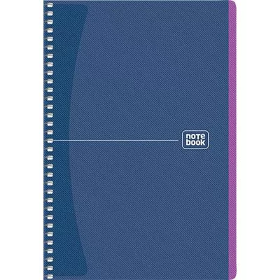 Spirálfüzet, A5, kockás, 80 lap, SHKOLYARYK "Notebook", vegyes
