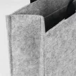 Irodai válltáska, M méret, 36x28x15 cm, SIGEL "Basic", világosszürke 1 db