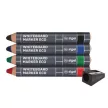 Táblamarker készlet, 1-5 mm, kúpos, SIGEL, 4 különböző szín 4 db