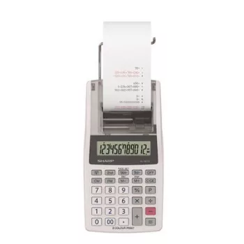   Számológép, szalagos, 12 számjegy, 2 színű nyomtató, SHARP "EL-1611V" 1 db