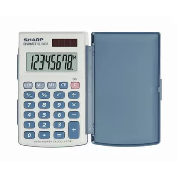   Zsebszámológép, 8 számjegy, fedeles, SHARP "EL-243S" 1 db