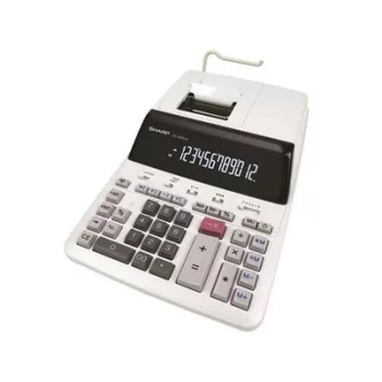   Számológép, szalagos, 12 számjegy, 2 színű nyomtató, SHARP "CS-2635LW" 1 db