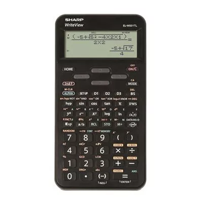 Számológép, tudományos, 420 funkció, SHARP "EL-W531TL", fekete 1 db