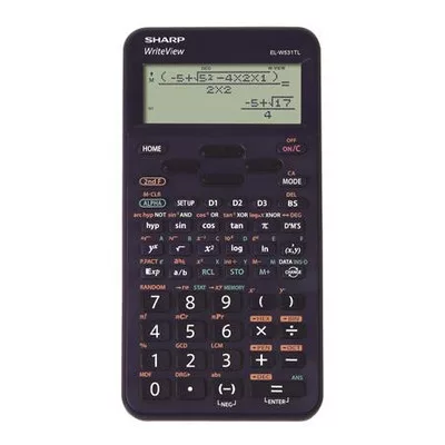 Számológép, tudományos, 420 funkció, SHARP "EL-W531TL", kék 1 db