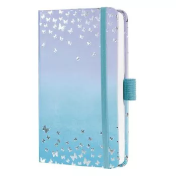  Naptár, A6, heti, 2027, kemény borító, SIGEL "Jolie", Butterfly Confetti Sky 1 db