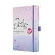 Naptár, A5, heti, 2027, kemény borító, SIGEL "Jolie", Butterfly Confetti Candy 1 db