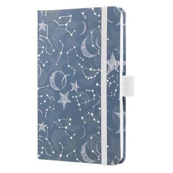   Naptár, A6, heti, 2027, kemény borító, SIGEL "Jolie", Cosmic Fantasy Blue 1 db