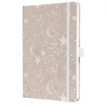   Naptár, A5, heti, 2027, kemény borító, SIGEL "Jolie", Cosmic Fantasy Beige 1 db