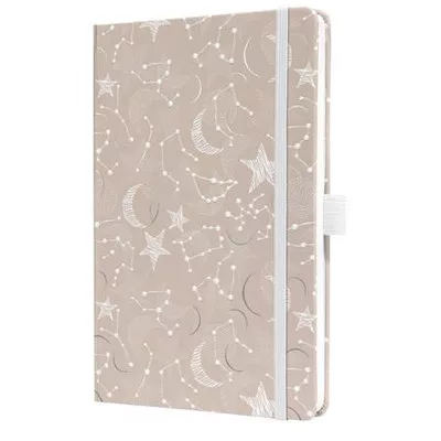 Naptár, A5, heti, 2027, kemény borító, SIGEL "Jolie", Cosmic Fantasy Beige 1 db