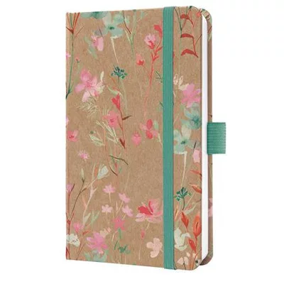 Naptár, A6, heti, 2027, kemény borító, SIGEL "Jolie", Green Floral Serenity 1 db