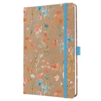   Naptár, A5, heti, 2027, kemény borító, SIGEL "Jolie", Blue Floral Serenity 1 db