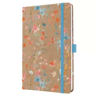 Naptár, A5, heti, 2027, kemény borító, SIGEL "Jolie", Blue Floral Serenity 1 db