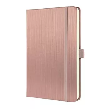   Jegyzetfüzet, exkluzív, A5, vonalas, 97 lap, keményfedeles, SIGEL "Conceptum", pink metál 1 db