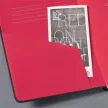 Jegyzetfüzet, exkluzív, A5, vonalas, 97 lap, keményfedeles, SIGEL "Conceptum Red Edition", fekete-piros 1 db