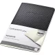 Füzet, exkluzív, A6, vonalas, 32 lap, puhafedeles, SIGEL "Conceptum", fekete 1 db