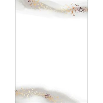   Előnyomott papír, kétoldalas, A4, 90 g, SIGEL, arany pöttyözés