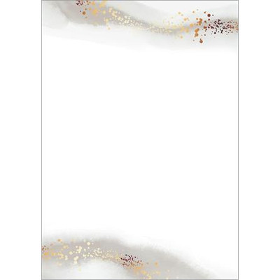Előnyomott papír, kétoldalas, A4, 90 g, SIGEL, arany pöttyözés