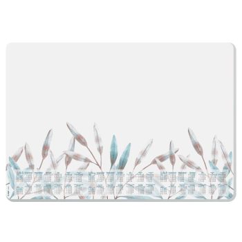   Könyökalátét, 595x410 mm, 3 éves és heti tervezővel, SIGEL "Frosted Leaves"