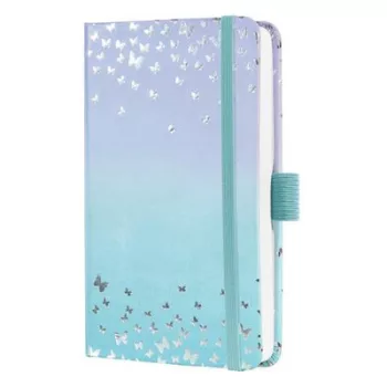   Naptár, A6, heti, 2026, kemény borító, SIGEL "Jolie", Butterfly Confetti Sky 1 db