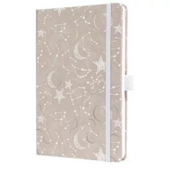   Naptár, A5, heti, 2026, kemény borító, SIGEL "Jolie", Cosmic Fantasy Beige 1 db