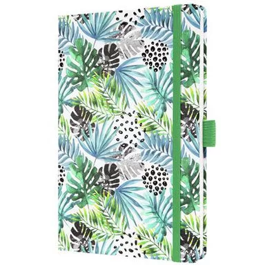 Naptár, A5, heti, 2026, kemény borító, SIGEL "Jolie", Green Jungle Fever 1 db