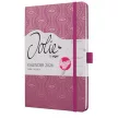 Naptár, A5, heti, 2026, kemény borító, SIGEL "Jolie", Mystic Mauve