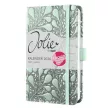 Naptár, A6, heti, 2026, kemény borító, SIGEL "Jolie", Enchanted Nature