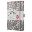 Jegyzetfüzet, exkluzív, A5, vonalas, 87 lap, keményfedeles, SIGEL "Jolie Enchanted Heart"