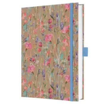   Jegyzetfüzet, exkluzív, A5, vonalas, 96 lap, keményfedeles, SIGEL "Jolie", Pure Wildflowers 1 db