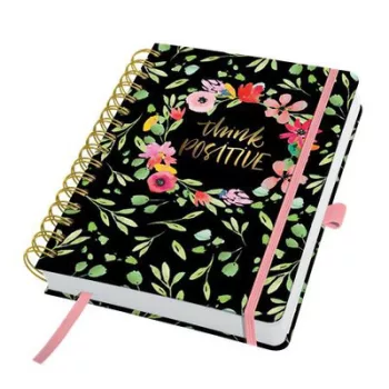   Naptár, A5, heti, dátumozatlan, kemény borító, SIGEL "Jolie", Flower Love 1 db