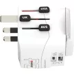 Adapter, világutazóknak, 1xUSB-A, 1xUSB-C PD, 45W, USB-C kábel, SKROSS 1 db