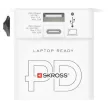 Adapter, világutazóknak, 1xUSB-A, 1xUSB-C PD, 65W, USB-C kábel, SKROSS 1 db