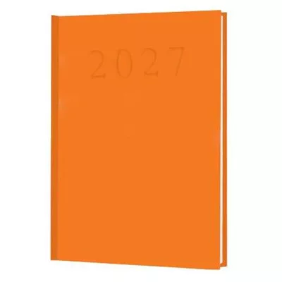 Naptár, tervező, A5, napi, 2027, narancssárga 1 db