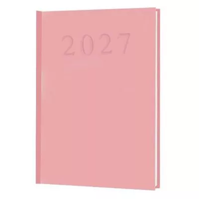 Naptár, tervező, A5, napi, 2027, rózsaszín 1 db