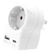 Adapter, Egyesült Államokba utazóknak, USB-C + USB-A, SKROSS 1 db