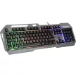 Billentyűzet, vezetékes, gaming, fém, USB, HUN, SPEEDLINK "LUNERA RGB Rainbow", fekete 1 db
