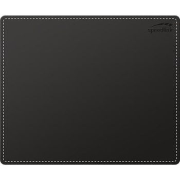   Egéralátét, műbőr borítás, merev, SPEEDLINK "Notary Soft Touch", fekete
