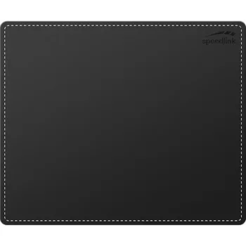   Egéralátét, műbőr borítás, merev, SPEEDLINK "Notary Soft Touch", fekete