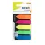 Jelölőcímke, műanyag, nyíl, 5x25 lap, 42x12mm, STICK N, neon színek 125 lap
